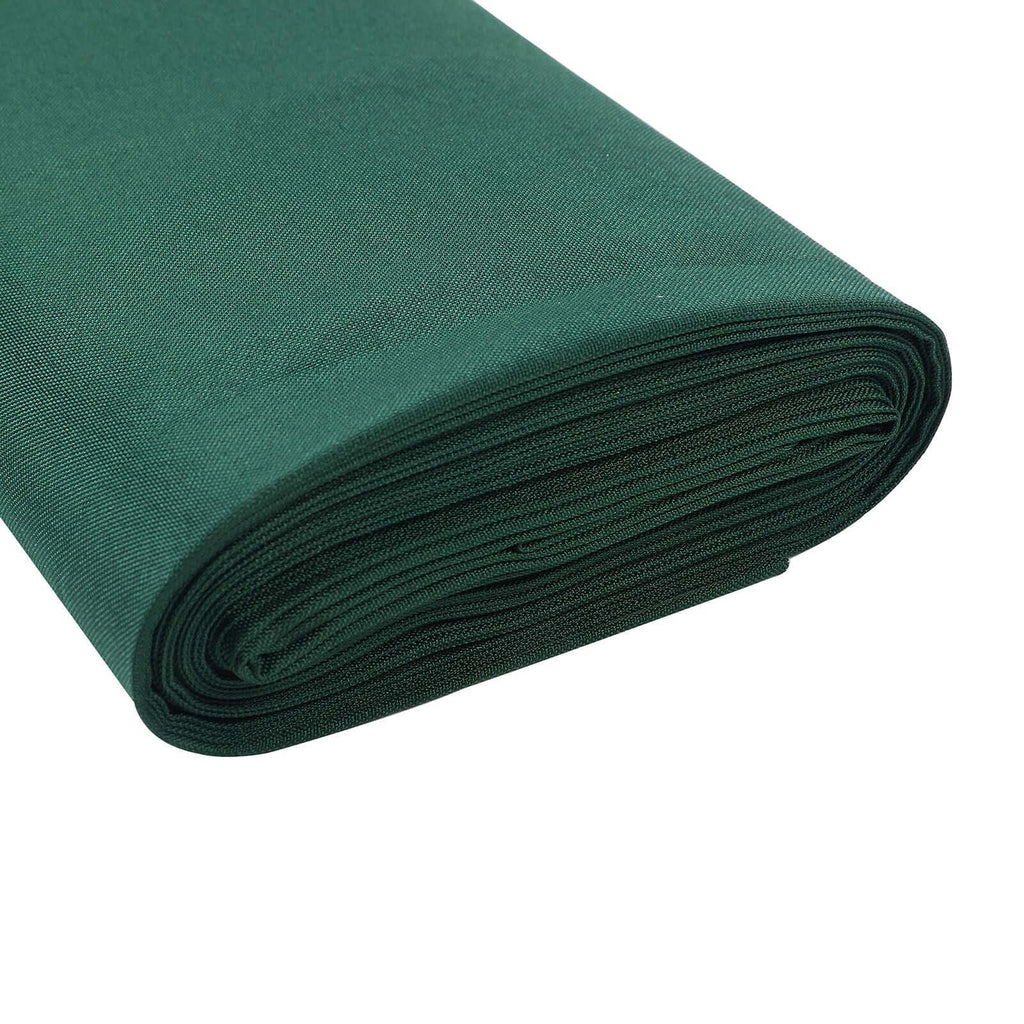 54 x 10 Yards Hunter Emerald Green Polyester Wedding Banquet Restaurant Wholesale Fabric Bolt for Party Event Decor