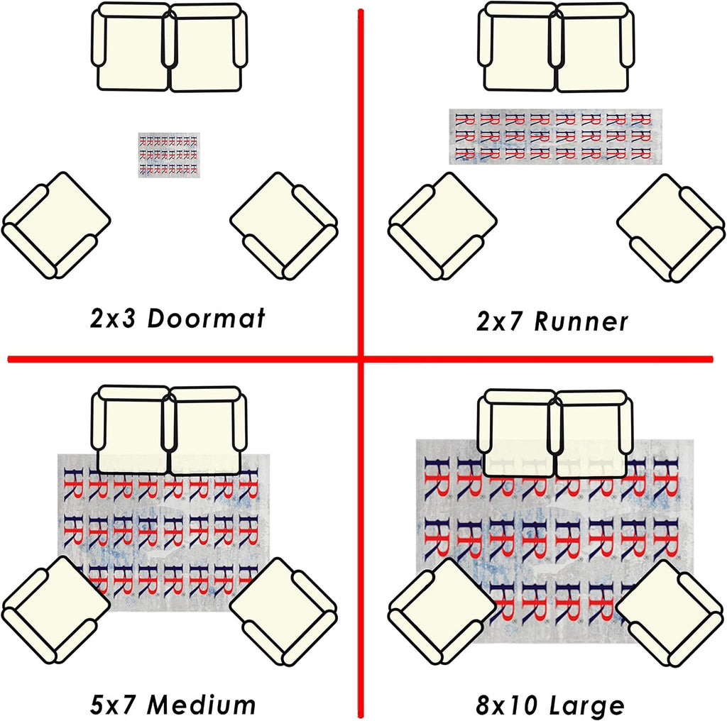 HR - Moroccan Trellis Motif Rug 5x7 Rustic Berber Tribal Pattern Moroccan Décor Carpet Flooring Red and Grey