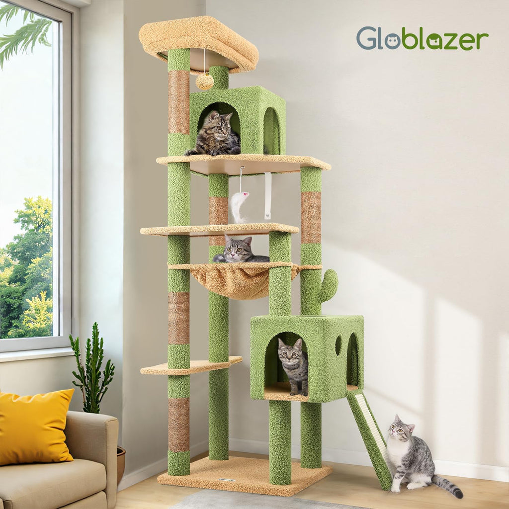 Pro Cactus Heavy Duty Cat Tree Tower for Indoor Large Cats