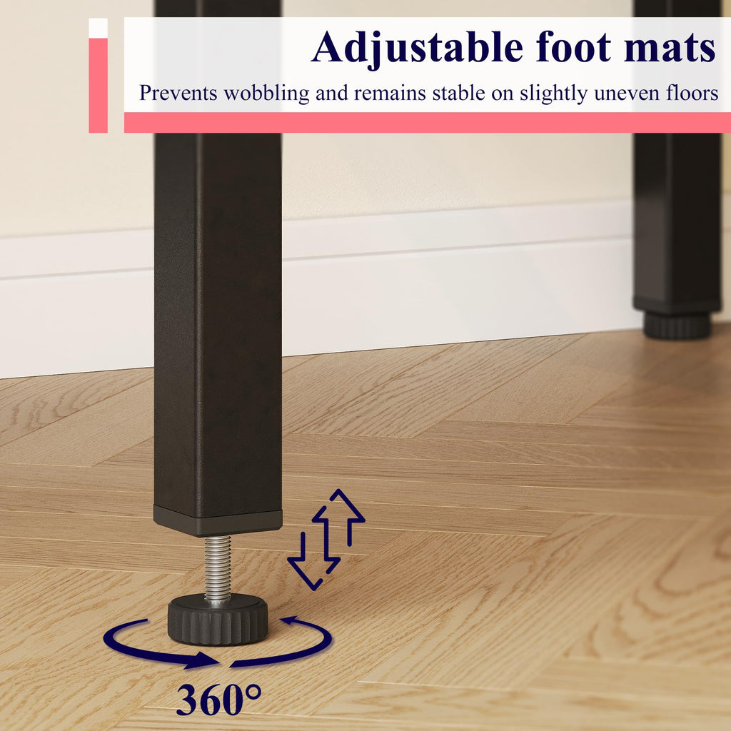 Square Bar Table, High Top Table - Industrial Metal Frame for Small Spaces & Narrow Kitchens, 23.6x23.6x36.9 in