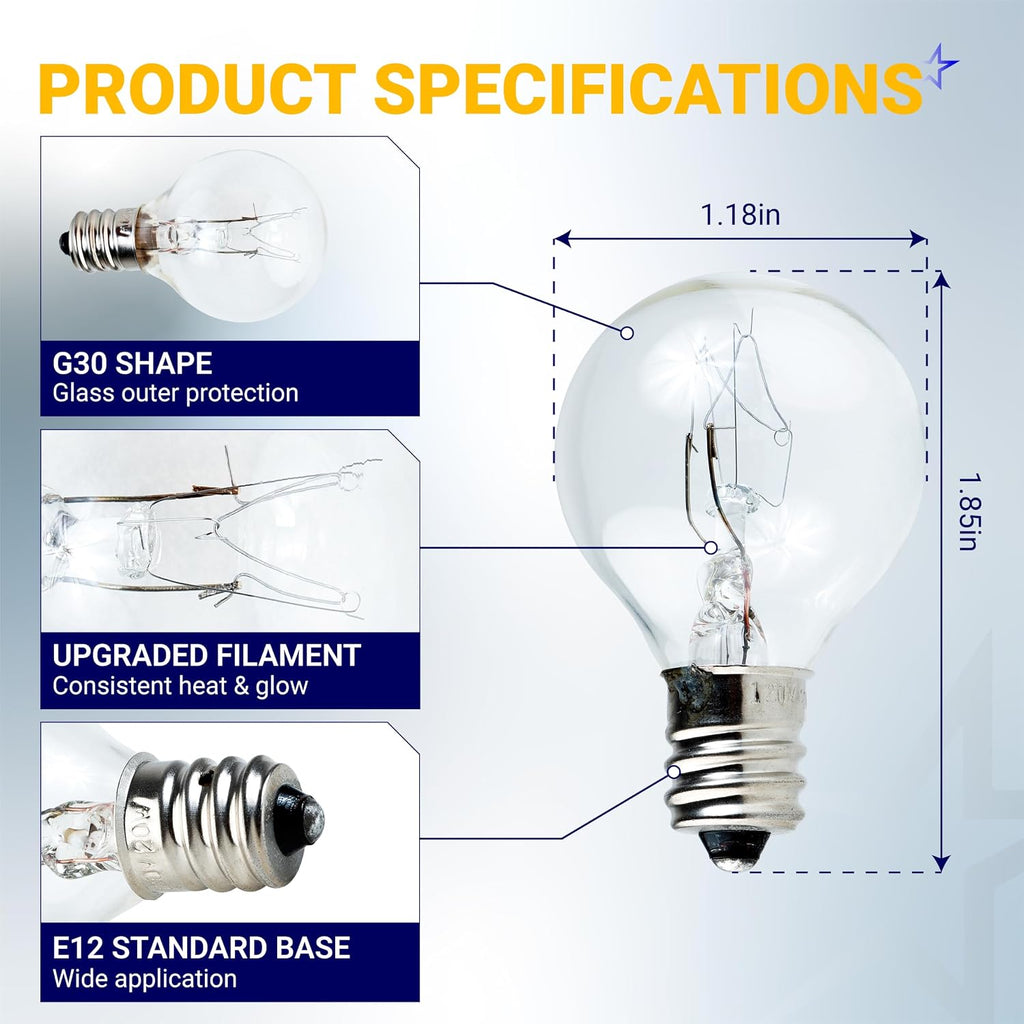 G30 E12 20W Bulb for Middle Size Scentsy Warmers