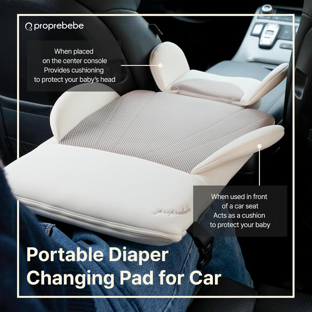 Portable Diaper Changing Pad for Car - Smart Baby Changing Pad & Travel Diaper Changer, for Newborns - Travel