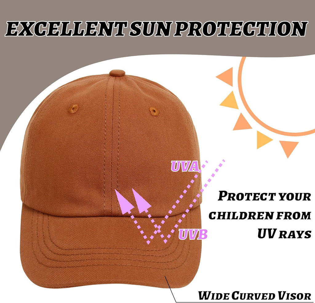 Toddler Boy Baby Girls Baseball Hats Kids Sun Caps for Summer Adjustabl