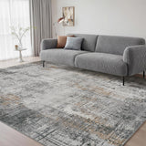 5 x 7 Area Rugs for Living Room, Machine Washable Non Slip Rug Ultra Soft Low Pile Indoor Carpet Modern Abstract Rugs