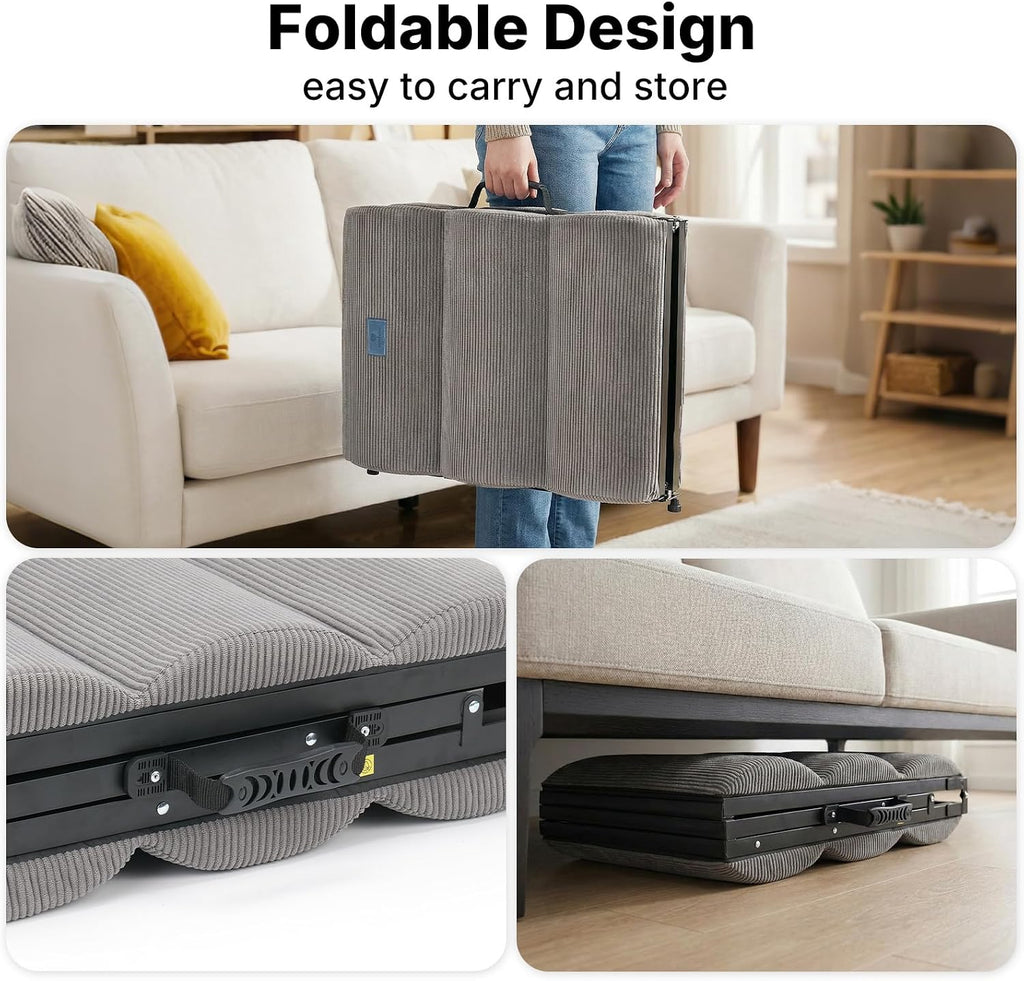Dog Ramp for Bed Couch Small Large Dogs, Foldable Pet Ramp 17"-23''H