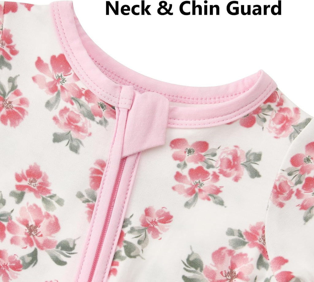 Short Sleeve Footless Pjs Zipper Romper Pack