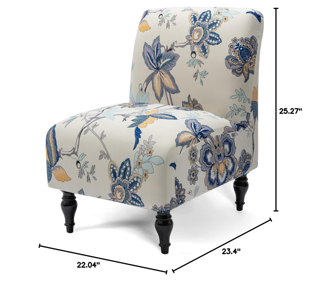 Armless Accent Chair Cover Slipcover, Slipper Chair Stretch Spandex Removable for Armless Chair Furniture Protector