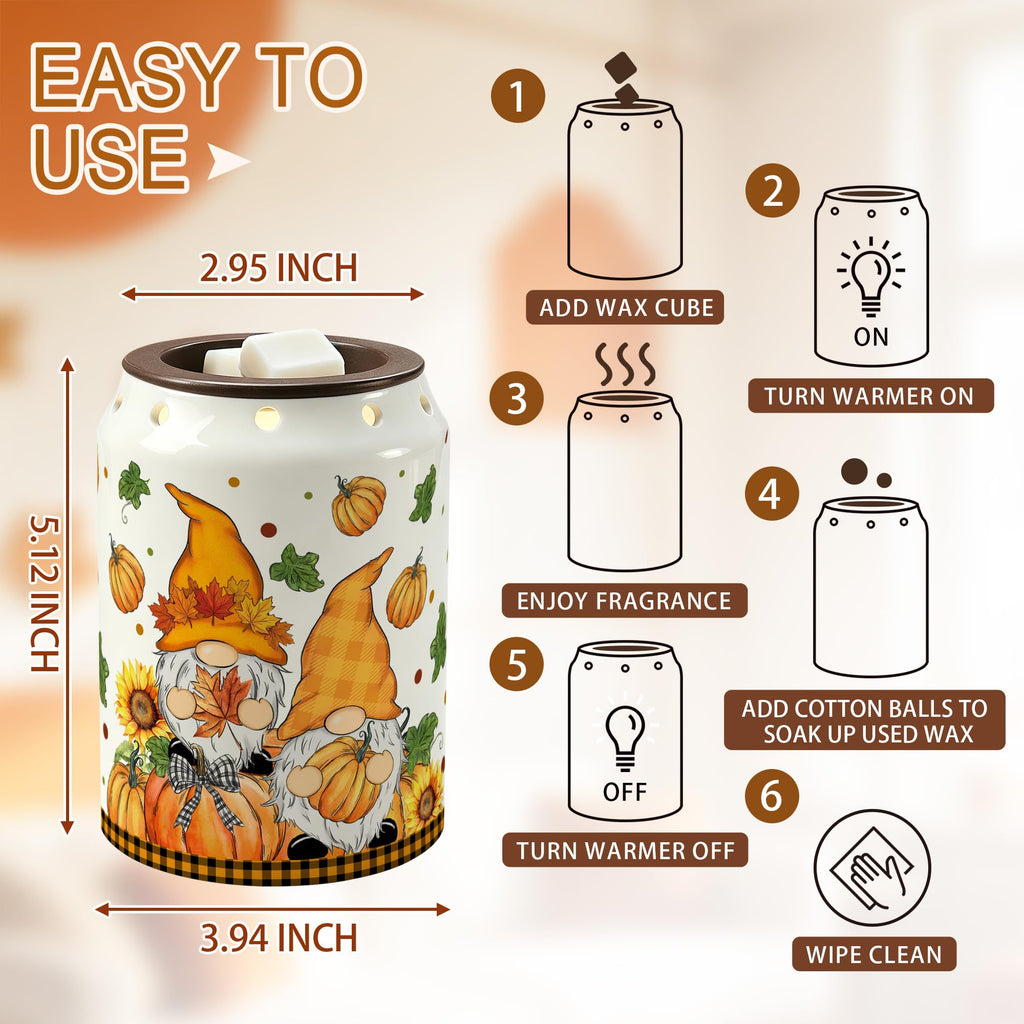 Fall Decorations, Thanksgiving Fall Wax Melt Warmer