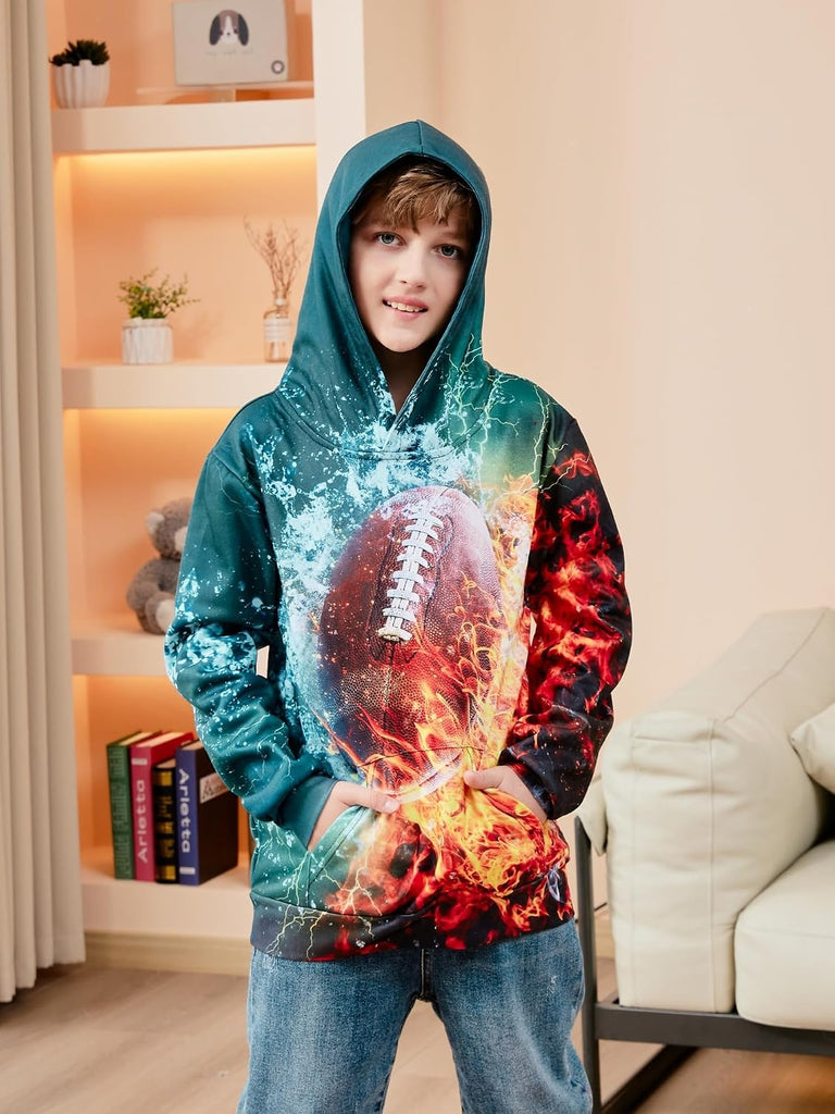 Boys Girls Hoodies Kids 3D Graphic Hooded Sweatshirts