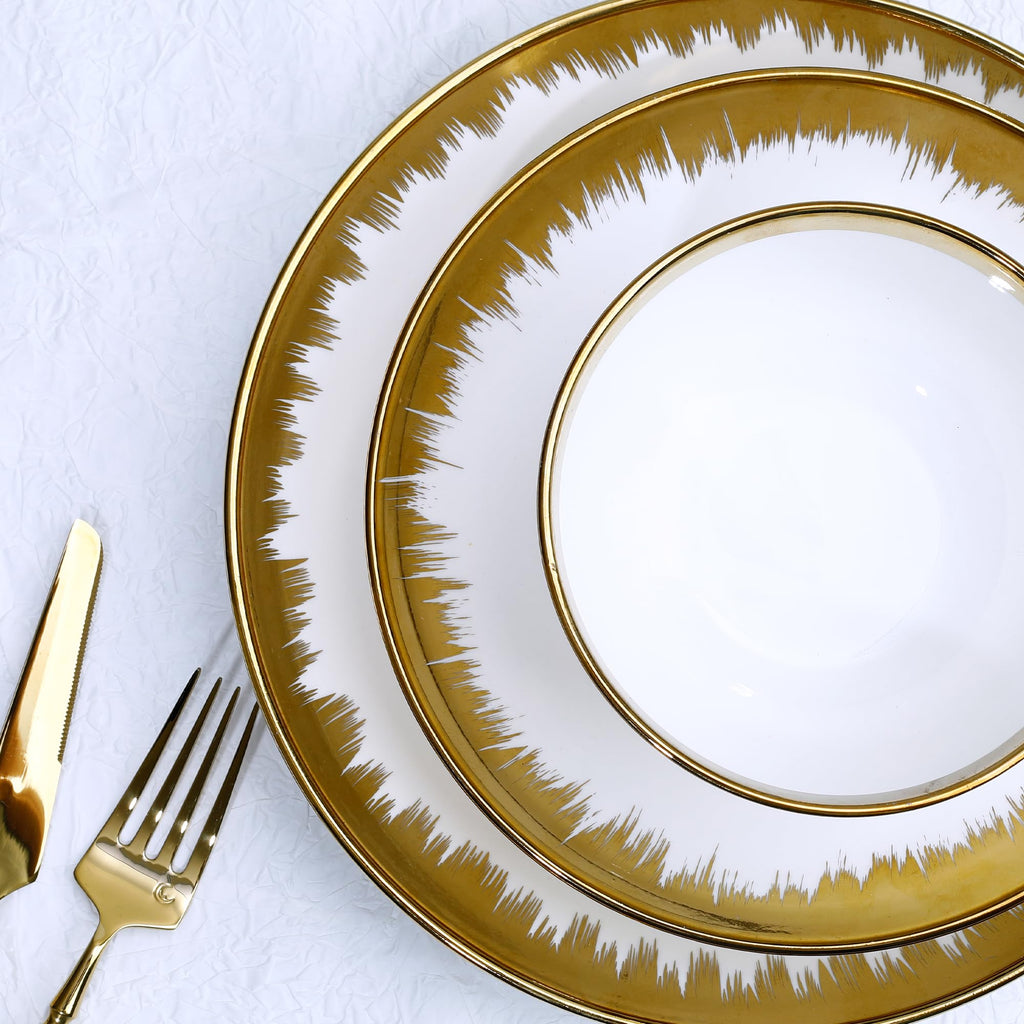 Luxury 12 Piece Porcelain Dinnerware Sets Service for 4, Modern Stoneware Plates and Bowls Sets,Ceramic Dish Set