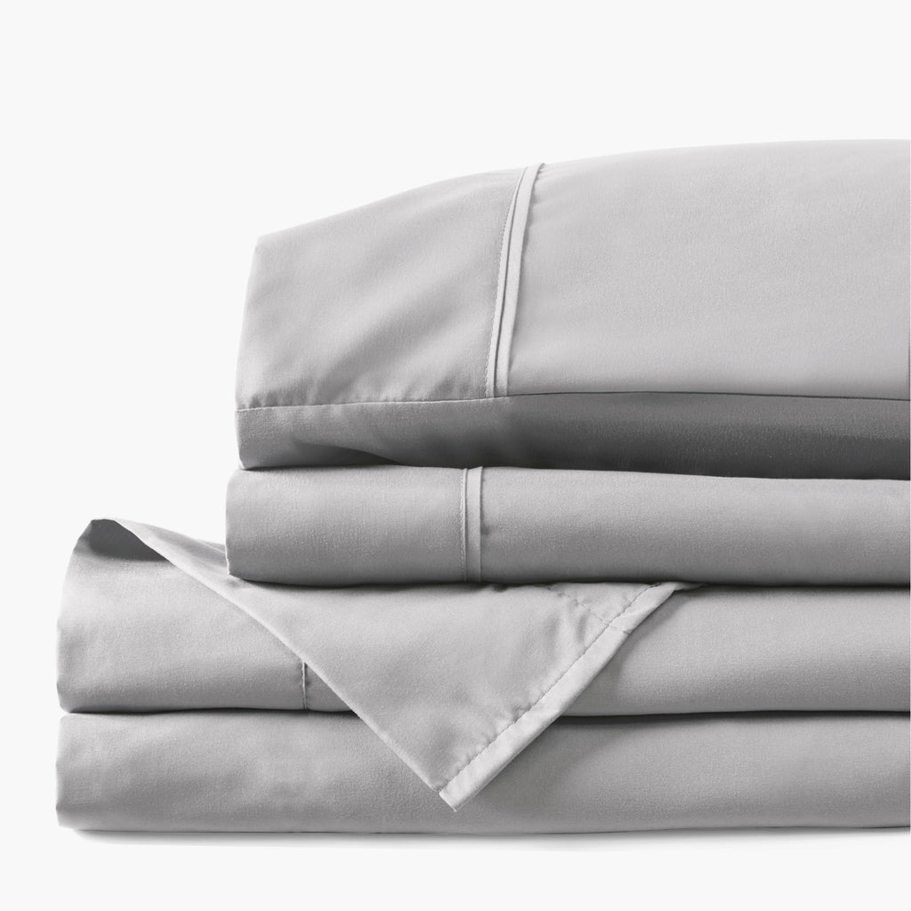 Cooling Bed Sheets for Hot Sleepers, XL Twin/Brushed Silver