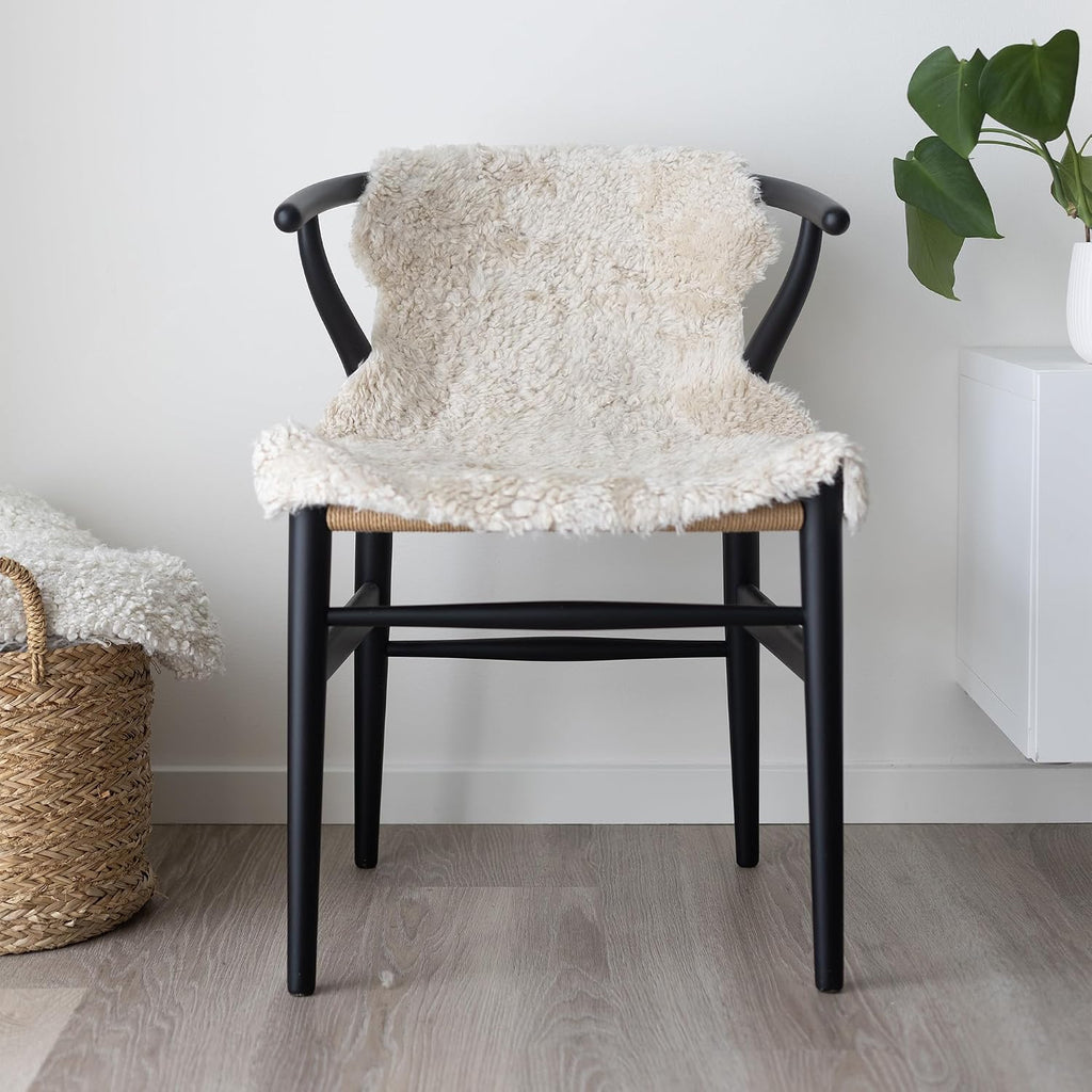 Sheepskin Rug & Chair Pad Short Hair, Beige