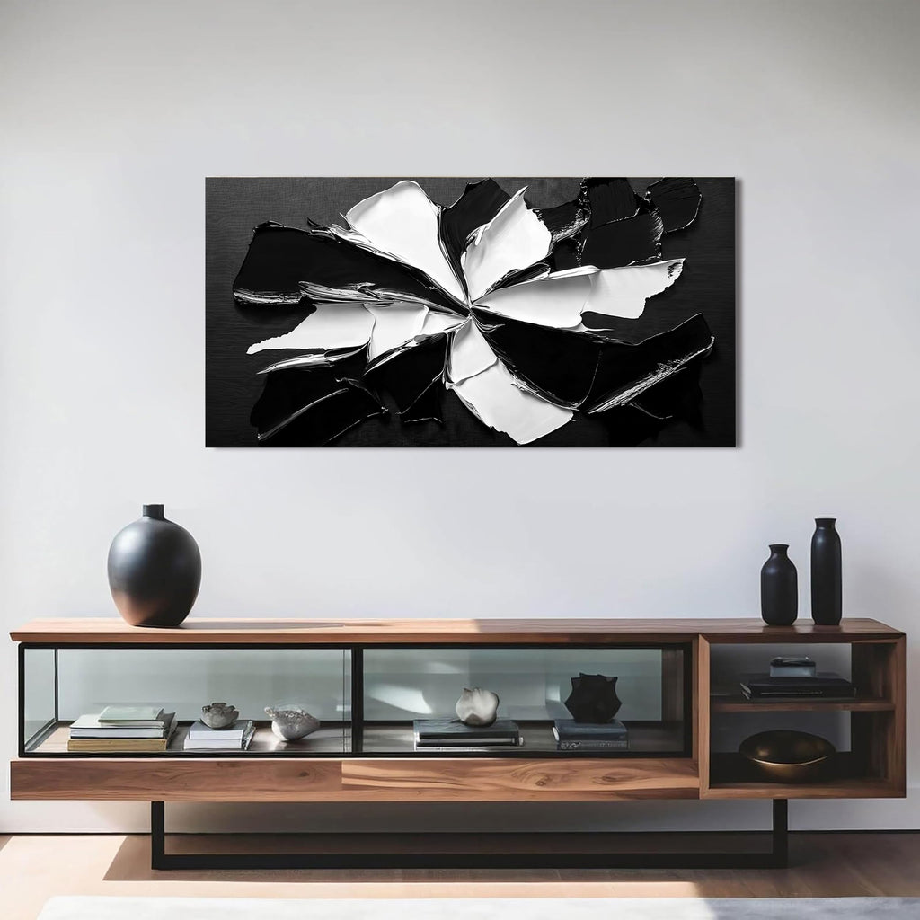 Abstract Wall Art Decoration Modern Wall Art Pictures Abstract Canvas Art Wall Decor Minimalist Black and White Wall