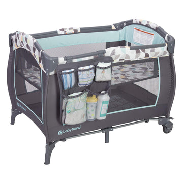 Trend-E Nursery Center Playard & Bassinet, Doodle Dots
