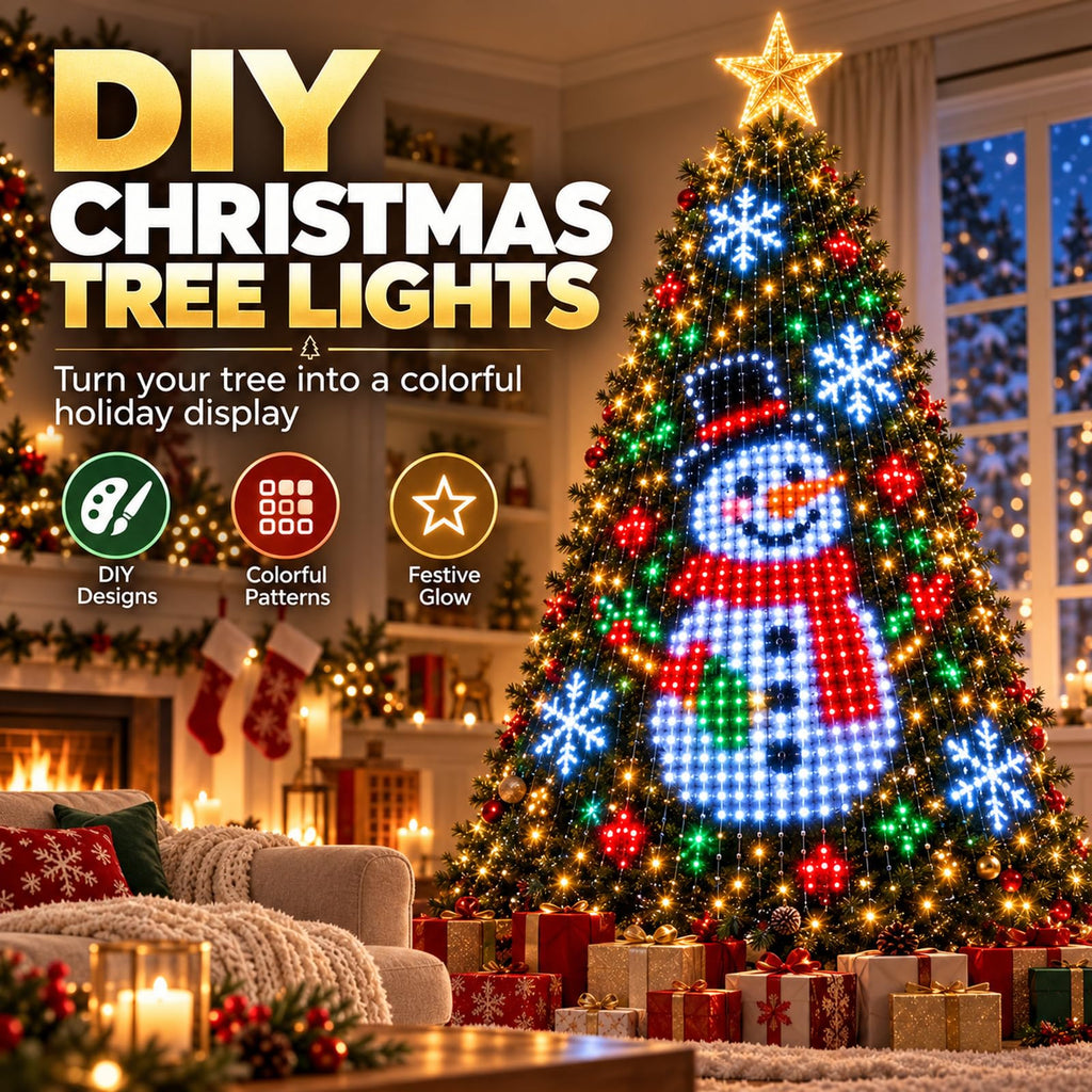 Smart Christmas Tree Lights, 400 LED App Control with Music Sync & Timer