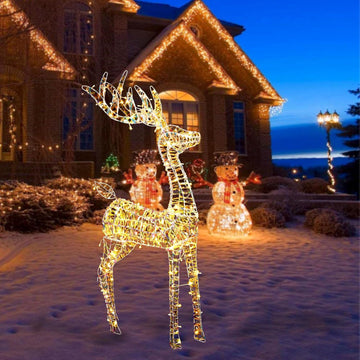 Christmas Iridescent Reindeer Decoration for Yard