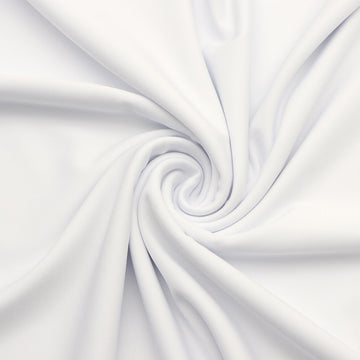 4 Ways Stretch Knit Fabric by The Yard, 62 Inch Wide 92% Polyester 8% Spandex for Decorations, Crafts, Sewing