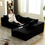 Vamcheer Modular Sectional Sofa - Modern L Shaped Boneless Couch with Deep Seat