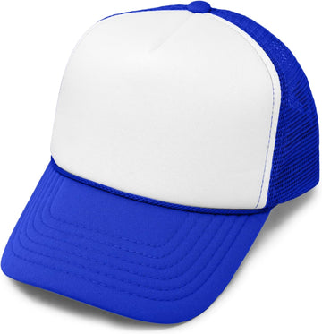 Youth Mesh Trucker Cap - Adjustable Hat (S, M Sizes)