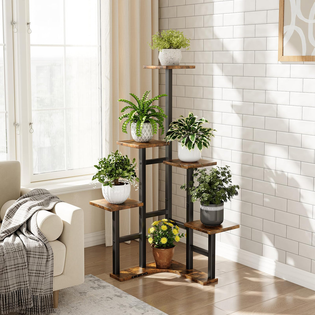 Corner Plant Stand Indoor 6 Tiered Corner Plant Shelf