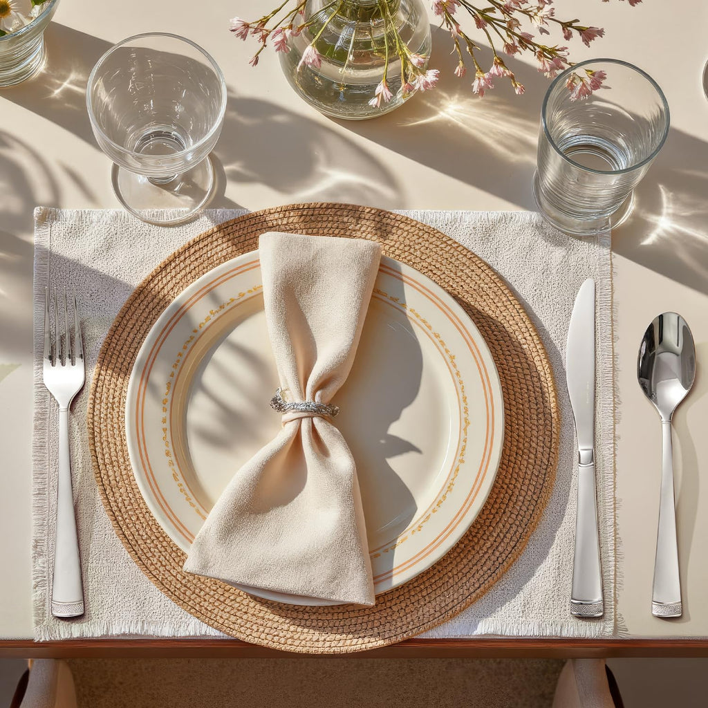 40-Piece Flatware Set, 18/10 Stainless Steel Silverware Set for 8
