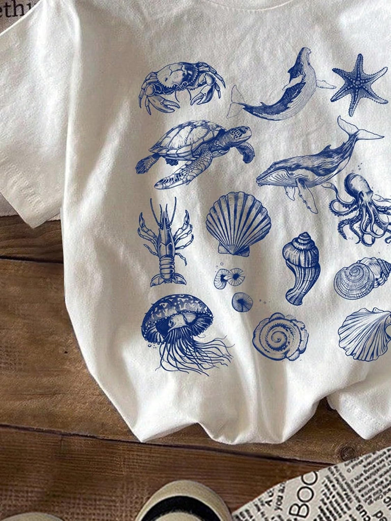 Girl's Cute Graphic T Shirts Short Sleeve Crewneck Tees Summer Trendy Preppy Tops Clothes