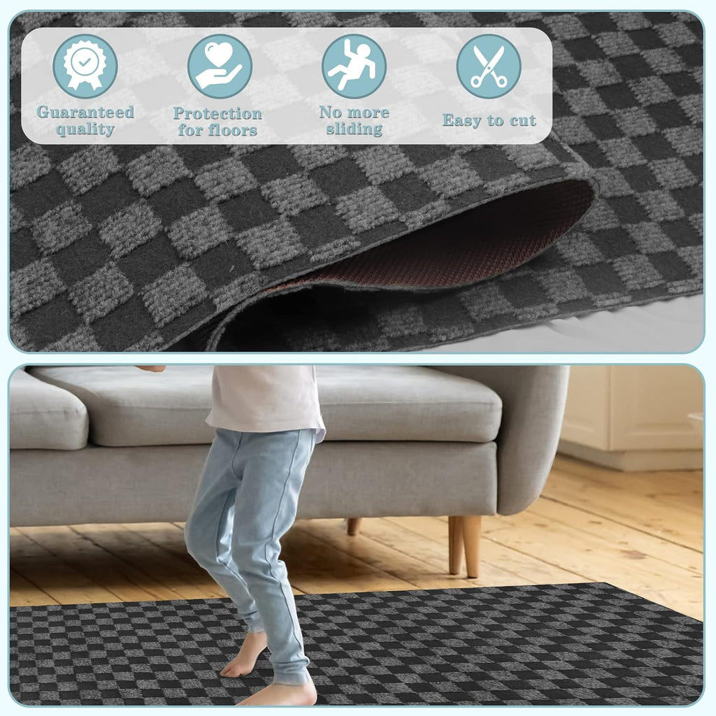 Runner Rug 2FT x 6FT, AYOHA 2'-82' Utility Carpet Runner Hallway Aisles Balcony Garages, Area Rugs with Non-Slip