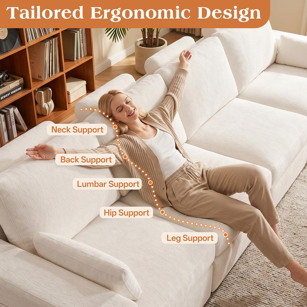 Ottoman Module for Cloud Modular Sectional Sofa