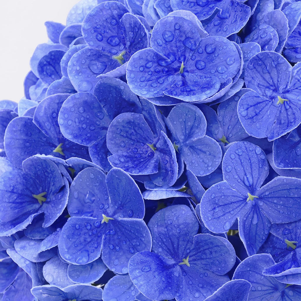 8 Pcs Real Touch Artificial, Dark Blue