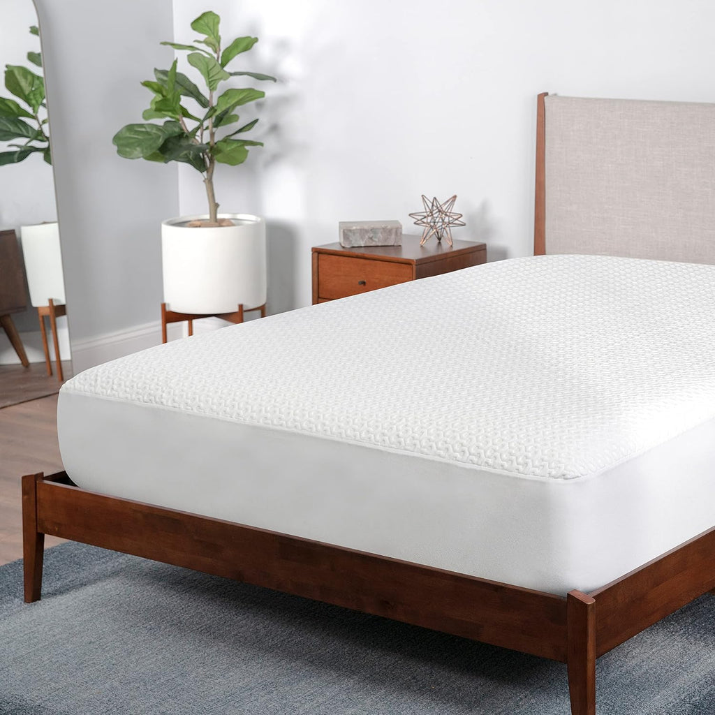 Dri-Tec Waterproof Mattress Protector- Cooling Moisture-Wicking Mattress Cover | Breathable Noiseless Mattress Pad