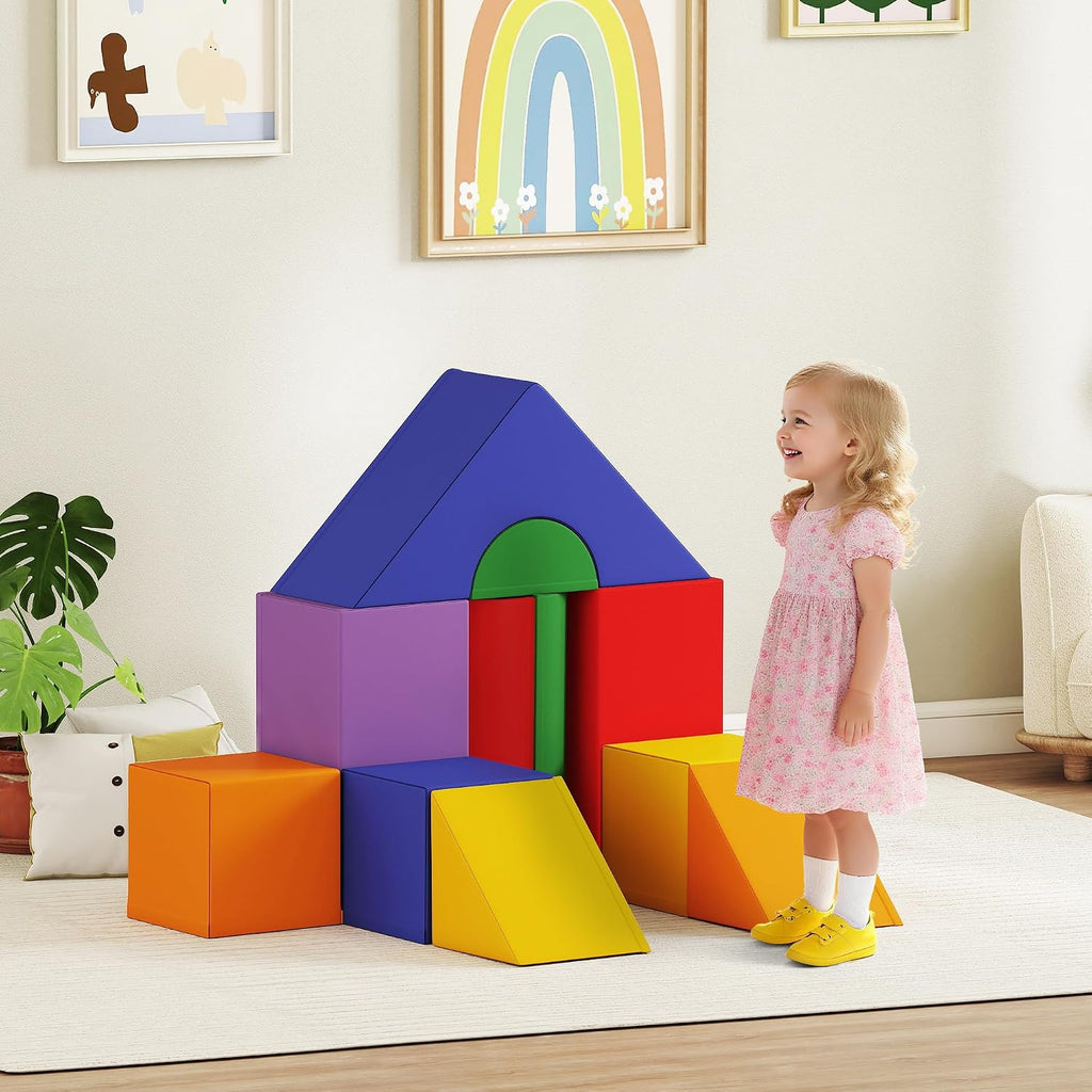 Foam Climbing Blocks for Toddlers Pcs Baby Play Set Assorted