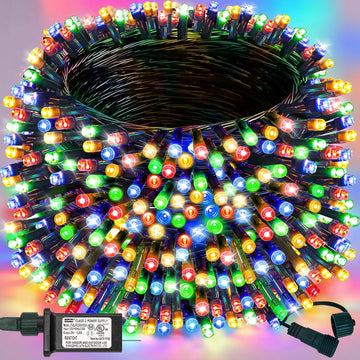 300LED Christmas String Lights Outdoor, 105FT Christmas Tree Lights