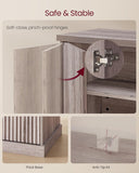 MAXE Collection - Buffet Cabinet, Fluted Console Cabinet, Sideboard with Adjustable Shelves