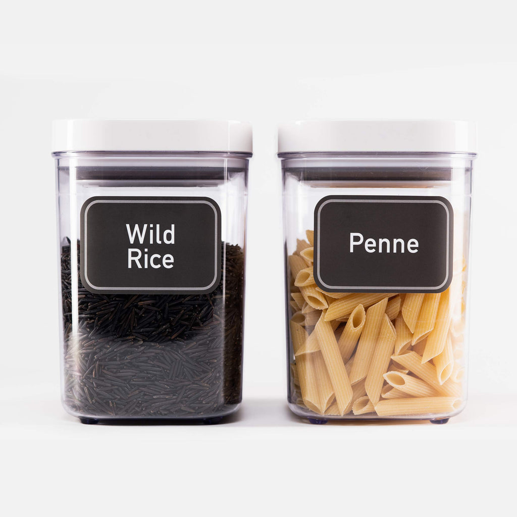 208 Preprinted Water Resistant Bulk Pantry Labels Set