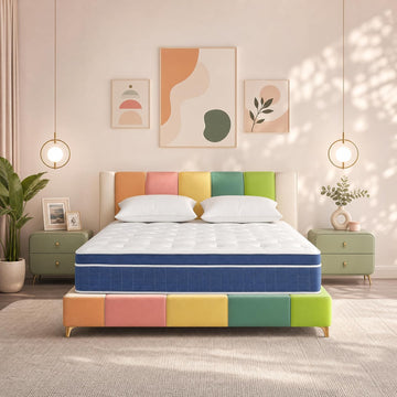 Queen Size Mattress 12 Inch, Medium Firm, Motion Isolation | Targeted Spinal and Back Support, Pressure Relife