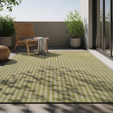 Washable Outdoor Rug 5x7 Modern Area Rugs Outdoor Carpets Striped Pattern Non Shedding Waterproof Ea
