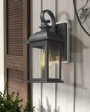 Exterior Wall Sconce, 2 Packs Outdoor Waterproof Wall Lights Fixture, E26 Socket Wall Lantern for Porch