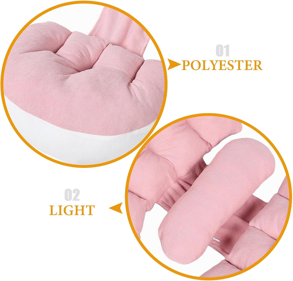 U-Shaped Pregnancy Pillow for Women Full Body Maternity Pillow with Back and Belly Support for Pregnant and Nursing