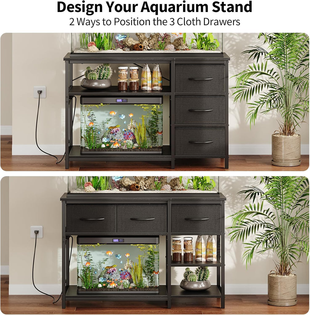 55-75 Gallon Aquarium Stand, Heavy Duty Fish Tank Stand