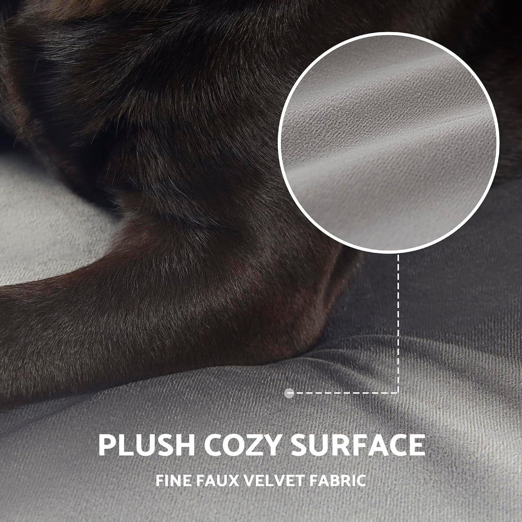 Orthopedic Memory Foam Dog Bed for Extra Large Dogs, Waterproof Lining and Non-Slip Bottom, Removable and Machine