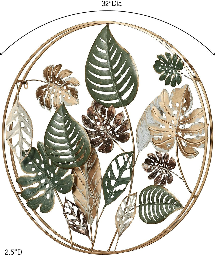 Tropical Impressions Botanical Leaf Wall Sculpture