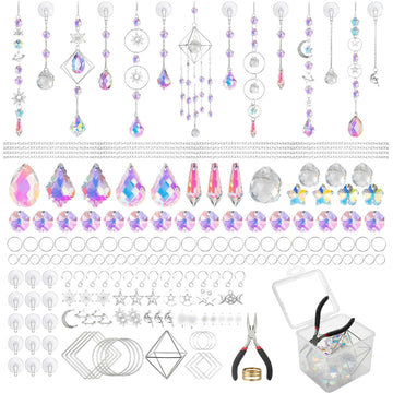 Suncatcher Kit for Adults, DIY Crystal with Prism Beads