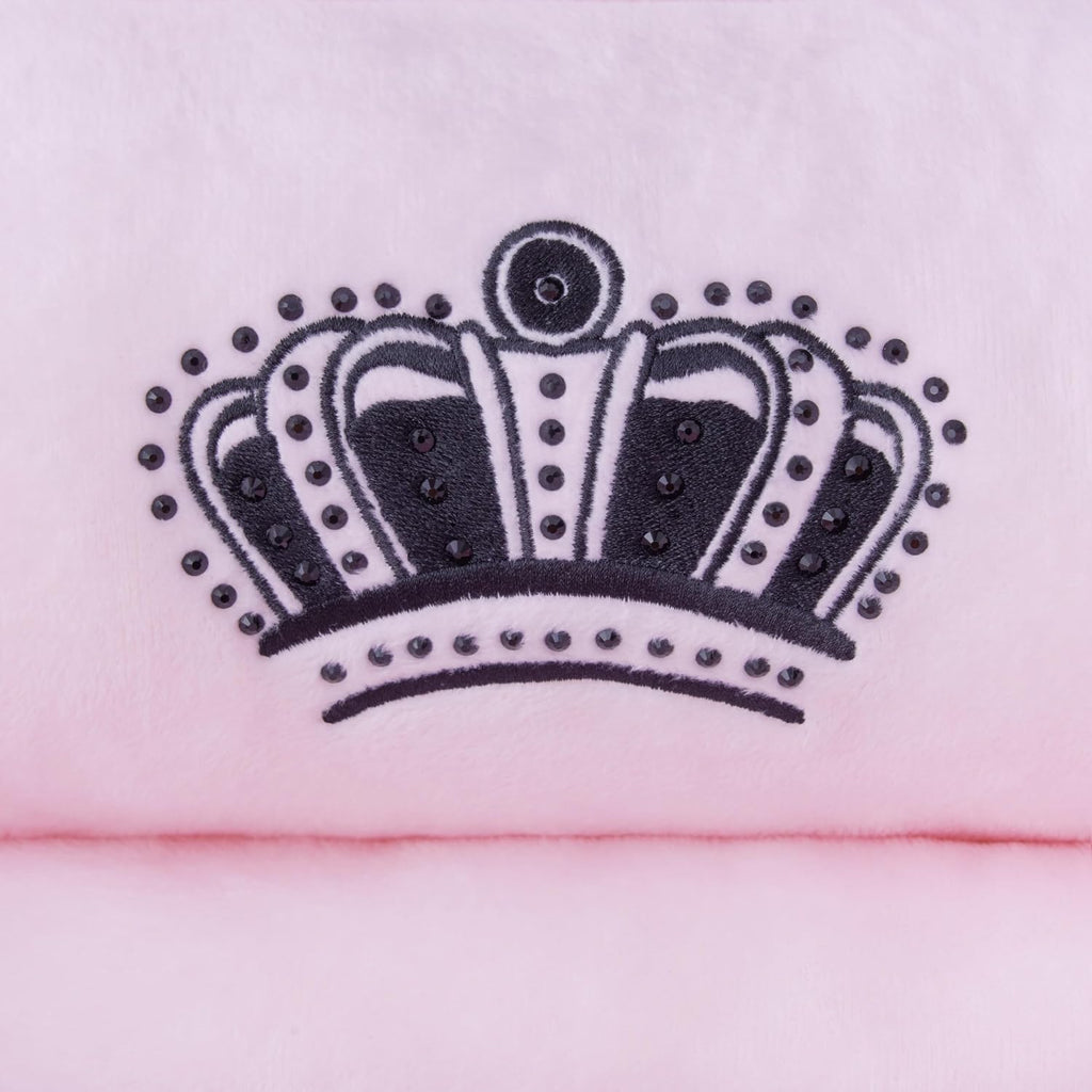 Crown Bling Pink Pet Bed for Dogs and Cats - Medium