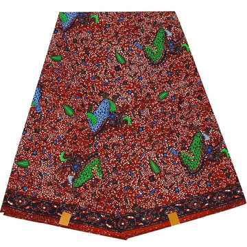 Ankara Fabric African Fabric 6 Yards Polyester Batik Kente Material for Sewing Party Dress Dashiki