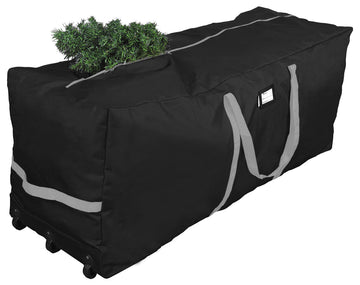 Christmas Tree Storage Bag, Fits Up to 9 foot Tall Xmas Holiday Trees 28" X 16" X 60" Extra Large Heavy Duty Xmas Box