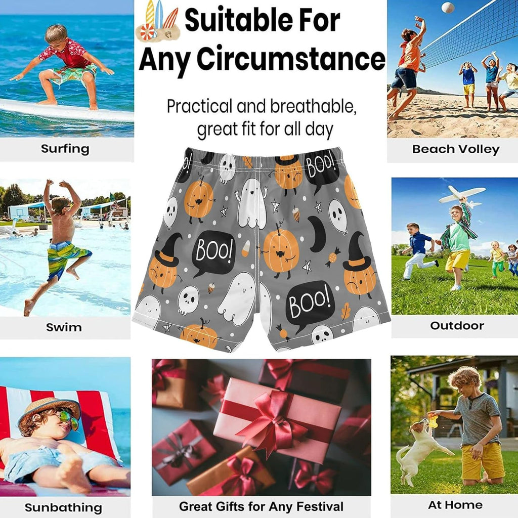 Boys Swim Trunks Board Shorts Little Boys Bathing Suit Swimsuit Boy Swimwear to Big Kid Sizes ( -16)