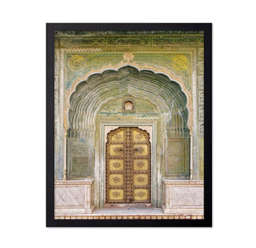 Master Jaipur Palace Door Poster - Jaipur Door Print - Indian Architecture - Bollywood - Gift for Men, Women, Travel
