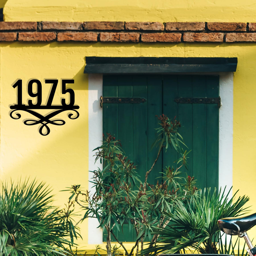 House Number for Outside Metal Address Numbers