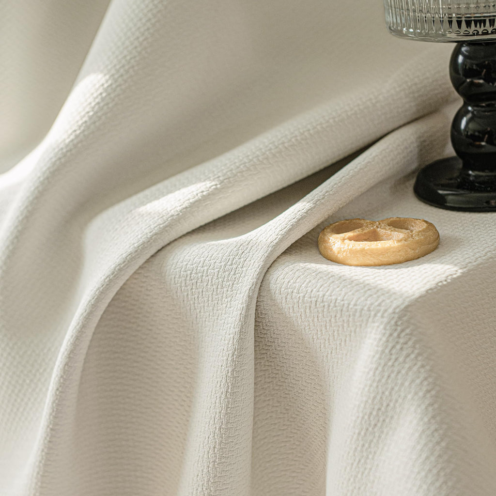 100% Blackout Beige Curtains 100x84 Inches, 1 Panel