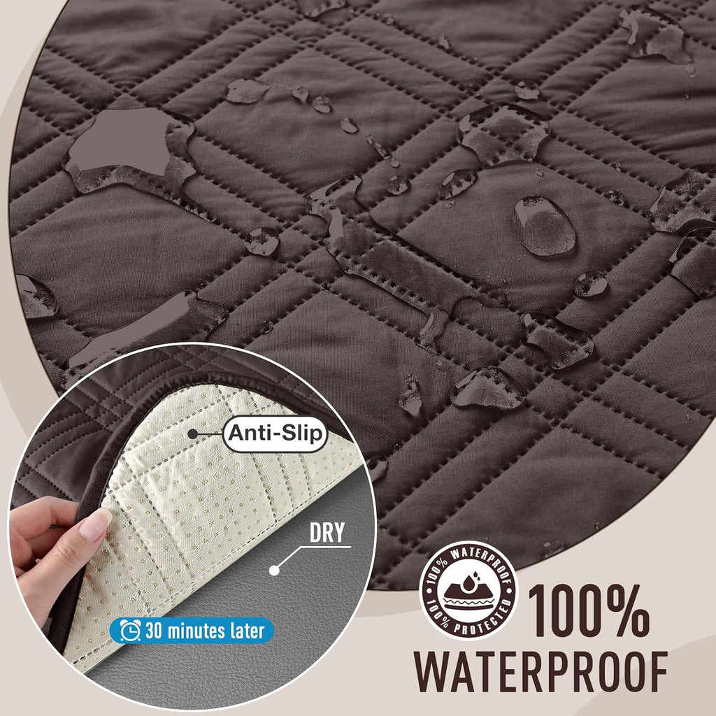 Waterproof Couch Covers for Dogs, Non Slip Pet Sofa Cover, 3 Seater